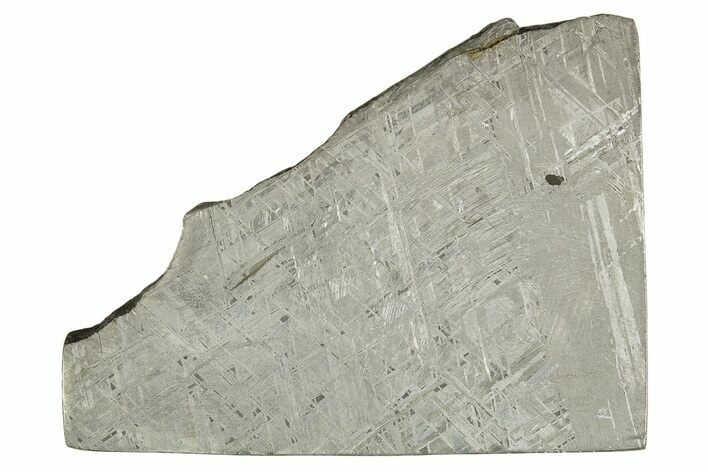 Etched Gibeon Iron Meteorite ( g) Slice - Namibia #334663